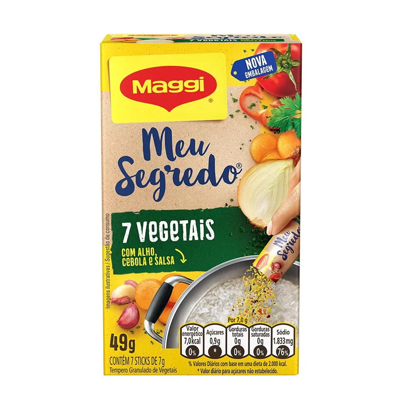 MAGGI MEU SEGREDO Temp Gran 42(7x7g)BR MAGGI MEU SEGREDO Temp Gran 42(7x7g)BR