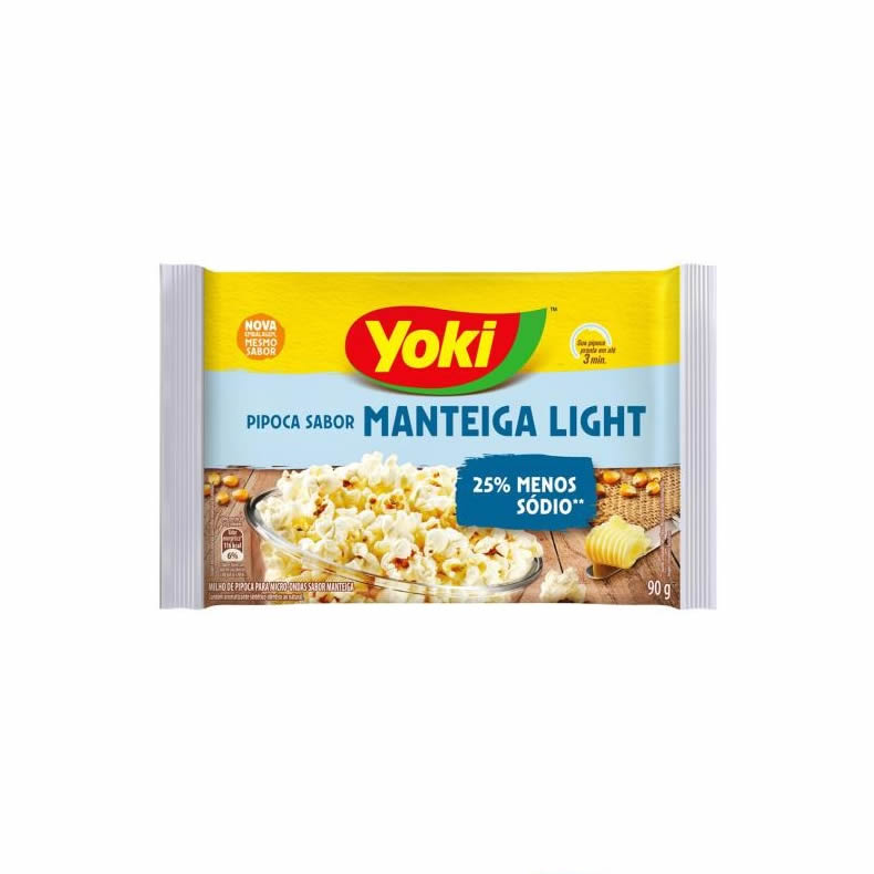 PIPOCA POPCORN YOKI 50G MANTEIGA PIPOCA POPCORN YOKI 50G MANTEIGA