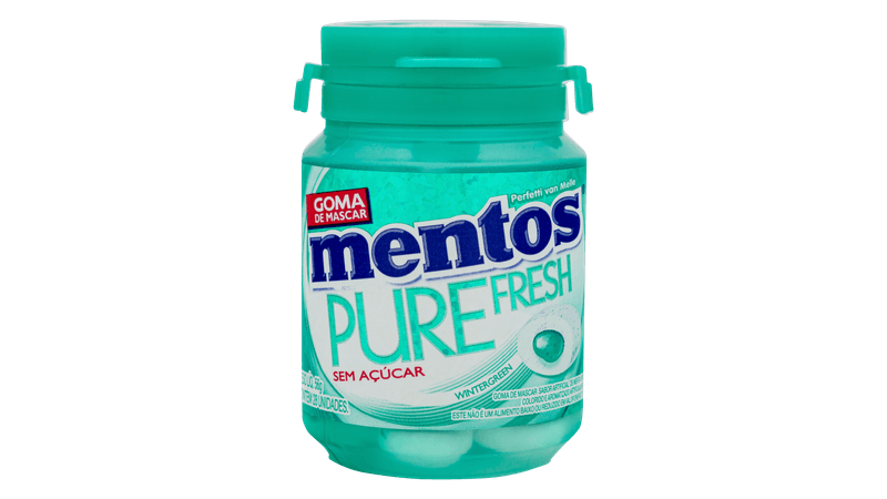 CHICL.MENTOS PURE FRESH WINTERGREEN CHICL.MENTOS PURE FRESH WINTERGREEN