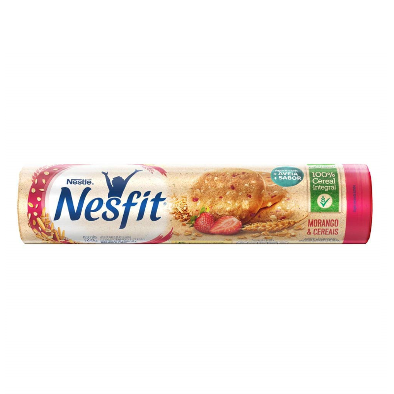 NESFIT Biscoito Mrg e Cereais 48x160g BR NESFIT Biscoito Mrg e Cereais 48x160g BR