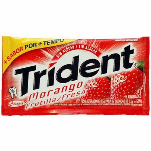 TRIDENT MORANGO 1X21X8G NOVO II TRIDENT MORANGO 1X21X8G NOVO II