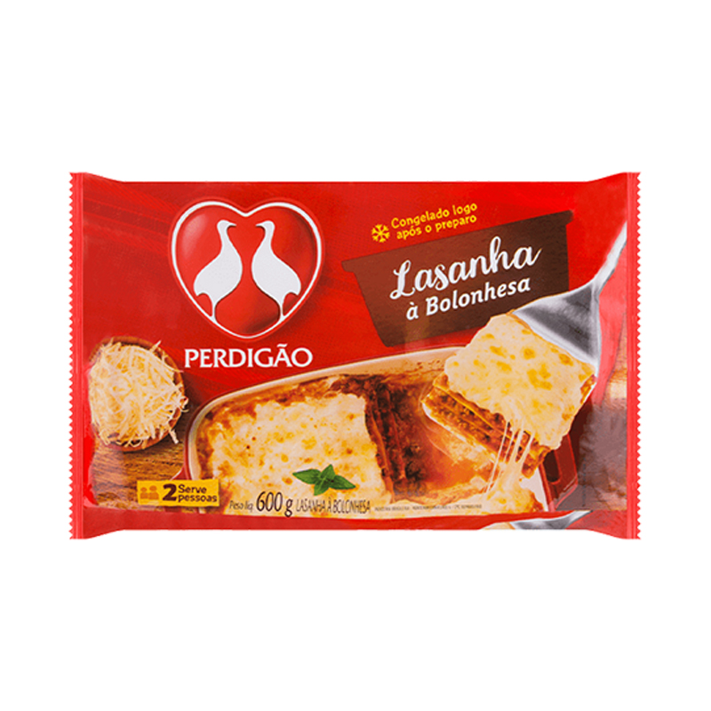 LASANHA BOLONHESA 600G PERDIGAO