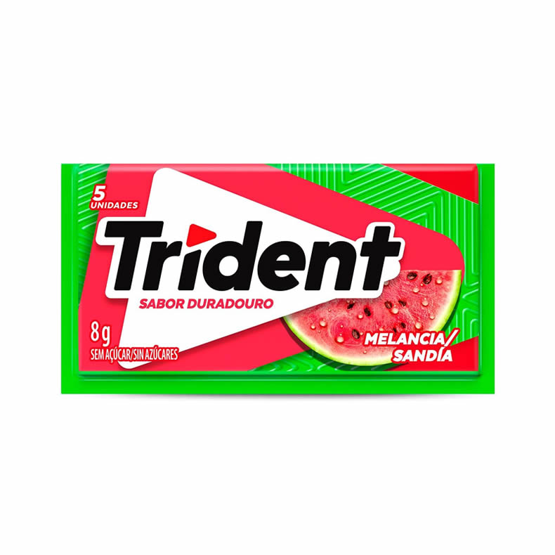 TRIDENT MELANCIA 1X21X8G NOVO TRIDENT MELANCIA 1X21X8G NOVO